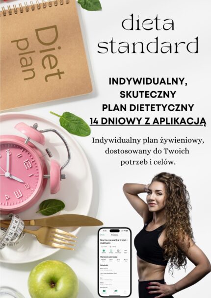 Indywidualny plan dietetyczny! DIETA STANDARD 14 dni